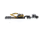 1:87 Kenworth T880s SBFS 40in-Sleeper Tandem Tractor with Lowboy Trailer and Cat 320D L Hydraulic Excavator, 84420