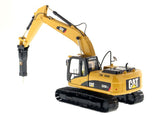 1:50 Cat® 320D L Hydraulic Excavator with Hammer, Core Classics Series, 85280c RETIRING SOON