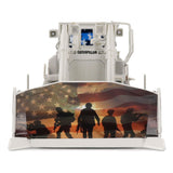 1:50 Caterpillar D8T Dozer with Special Patriotic Decoration CUSTOM FOR USA Brent Scarborough & Co, 85299BSC Limited Edition