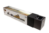1:50 International HX520 Tandem Tractor + XL 120 Trailer, Black w/ Cat® 963K Track loader loaded including both rear boosters, Transport Series, 85599 RETIRING SOON