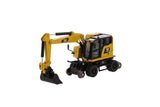 1:87 Cat® M323F Railroad Wheeled Excavator, Safety Yellow Color High Line Series, 85612