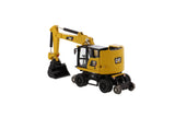 1:87 Cat® M323F Railroad Wheeled Excavator, Safety Yellow Color High Line Series, 85612