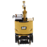 1:87 Cat® M323F Railroad Wheeled Excavator, Cat® Yellow with 3 work tools High Line Series, 85656