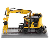 1:50 Cat® M323F Railroad Wheeled Excavator - Safety Yellow Version High Line Series, 85661