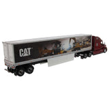 1:50 Peterbilt 579 Sleeper Cab with Cat® Mural Trailers Transport Series, 85665
