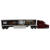 1:50 Peterbilt 579 Sleeper Cab with Cat® Mural Trailers Transport Series, 85665