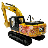 1:50 Cat 320 GX Hydraulic Excavator with Dragon Totem Decoration, Special Limited Edition, High Line Series 85674L