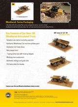 1:50 Cat® 745 Weathered Articulated Truck, Weathered Series, 85704