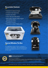 1:12 Cat C32B Marine Engine, Special Tin Window Box, 85707