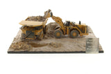 1:125 Scale Weathered 994K Wheel Loader & CAT 797 Mining Truck, Weathered Series, 85762