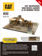 1:125 Scale Weathered 994K Wheel Loader & CAT 797 Mining Truck, Weathered Series, 85762