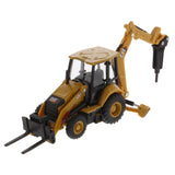1:64 Scale Cat 420 XE Backhoe Loader with Work Tools, Metal Construction Series, 85765 *INCOMING JUNE