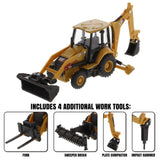 1:64 Scale Cat 420 XE Backhoe Loader with Work Tools, Metal Construction Series, 85765 *INCOMING JUNE