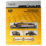 Caterpillar Progress Rail HO scale Train Set Collectible Diecast Scale Model Replica, 87001