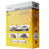 Caterpillar Progress Rail HO scale Train Set Collectible Diecast Scale Model Replica, 87001