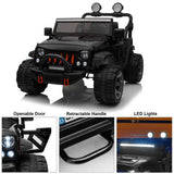 24V Jeep Wrangler 2 Seater Classic Ride on Car Toy with Remote Control and MP3 Player