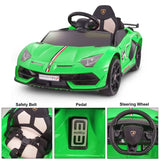 Lamborghini Aventador SVJ 2025 1 Seater Remote Control 12V Kids On Wheelz