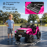 Qaba 12V Kids Ride-On Truck Toy with Remote Control