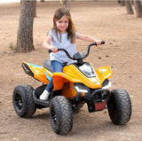 McLaren MCL 35 Kids Quad ATV 12V Ride on Car with LED Lights and Music