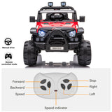 Jeep with Angry Bird Face Grill 12V Kids Ride On Car Toy