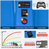 Eddy 360™ 12V Spinning Joystick Kid's Electric Ride on Car, with Remote Control and MP3