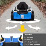 Eddy 360™ 12V Spinning Joystick Kid's Electric Ride on Car, with Remote Control and MP3