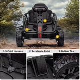 Extreme 2.0 6 Wheel UTV 24V Ride on Car with Remote Control, 4WD, EVA Tires
