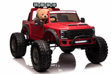 2025 Ultimate Luxury Off-road Lifted 2 Seaters 24V Licensed Ford Super Duty F450 Electric Kids' Ride On Car with Remote Control