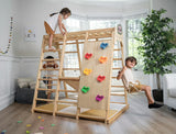 Avenlur | Magnolia Cocomelon 7-in-1 Wooden Indoor Playset – Montessori Climber for Toddlers