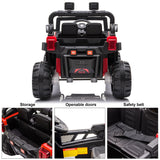 Jeep with Angry Bird Face Grill 12V Kids Ride On Car Toy