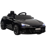 Aosom Ride-On Toy On Car with Remote Control, 12V 3.1 MPH Electric Ride for Kids w/ Suspension System, Horn Honking, White