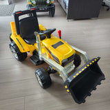 Excavator Digger S617 Kids 12V Ride on Tractor Yellow