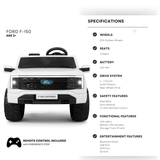 Ford F-150 Kids 24V Ride on Truck White