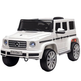 Aosom 12V Kids Ride-On Car Toy with Remote Control White