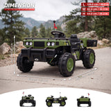 Vanguard 4x4 Commando 24V 2 Seater Kids Electric UTV Ride On Dump Truck Heavy Duty
