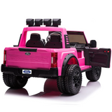 Limited Edition Ford Super Duty F450 PINK with FAN Function and Remote Control 2 Seaters 24V Licensed