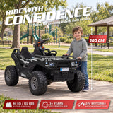 Tactical Recon Raider 24v 4x4 Off-Road Assault Vehicle for Kids Ride On Buggy 2 Seater