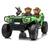 Tactical Recon Raider 24v 4x4 Off-Road Assault Vehicle for Kids Ride On Buggy 2 Seater