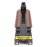 1:50 Trail King TK120 Hydraulic Detachable Gooseneck Lowboy Trailer (Black OUTRIGGER version), Transport Series, 71137