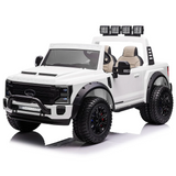 2 Seaters 24V Licensed Ford Super Duty F450 Black Electric Kids' Ride On Car with Parental Remote Control Perfect Gift - Kids On Wheelz