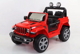 Jeep Rubicon 4x4 2 Seater Rubber Tires 12V Kids Ride On Car | off-road