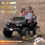 HAVOC 2.0 2-Seater Lifted Jeep 24V Ride On– Quad Motors, EVA Wheels, LED Kit, Extendable Jeep