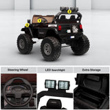 HAVOC 2.0 2-Seater Lifted Jeep 24V Ride On– Quad Motors, EVA Wheels, LED Kit, Extendable Jeep