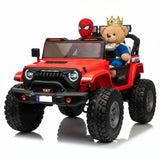 HAVOC 2.0 2-Seater Lifted Jeep 24V Ride On– Quad Motors, EVA Wheels, LED Kit, Extendable Jeep