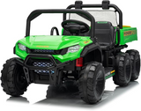6-Wheel 24V Kids 2 Seater Ride On Farm Truck/UTV – Electric Powered Off-Road Vehicle with Remote Control