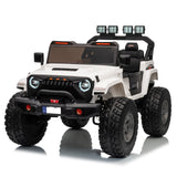 HAVOC 2.0 2-Seater Lifted Jeep 24V Ride On– Quad Motors, EVA Wheels, LED Kit, Extendable Jeep