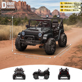 2026 NEW JEEP OUTREACH 2 Seater 24V Jeep Style Kids Ride On Car with Parental Remote Control