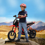 Max 2.0 Electric Dirt Bike for Kids, 24V 350W Motor, Max 24 km/h