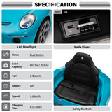 Licensed RUF Porsche 997 Ride-On Car – 24V Electric Vehicle with Remote & LED