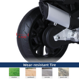 Junior Aprilia RSV4 12V Super Motorcycle With Music, Lights and Rubber Wheels